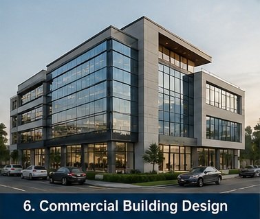 Modern commercial building